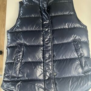 J. Crew Dark Blue Quilted Vest